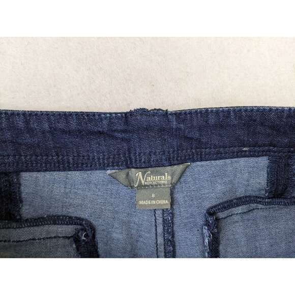 NATURAL REFLECTIONS - WOMEN'S DARK WASH SLIM ANKLE JEANS - SIZE 8 - Picture 5 of 10